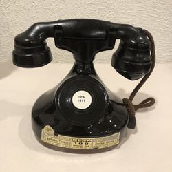 Vintage Jim Beam 1928 French Telephone Decanter Regal  China