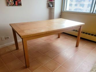 Used - GANGSO Solid wood Danish expandable Dining Table