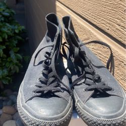 All Black Converse