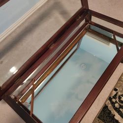 Table With Glass Folding Top