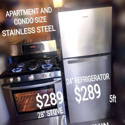 Hot Water Heater Furnace 24" Stove Fridge Refrigerator Stainless Steel Dryer Washer Electric Furnace 