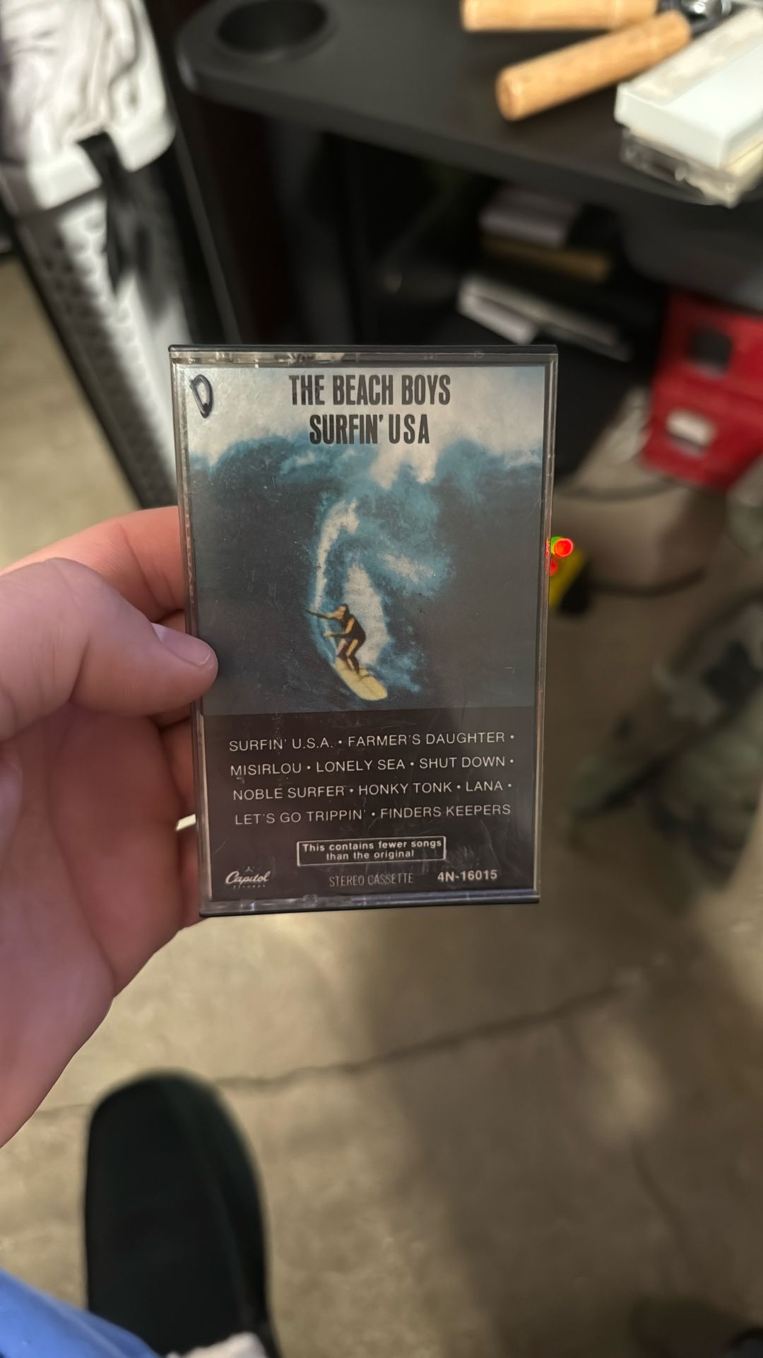 THE BEACH BOYS SURFIN U.S.A. CASSETTE TAPE