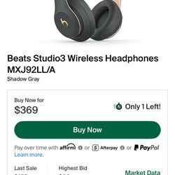 Used Beats Studio 3 Throw Me An Offer No Trades But Will Negotiate The Price 