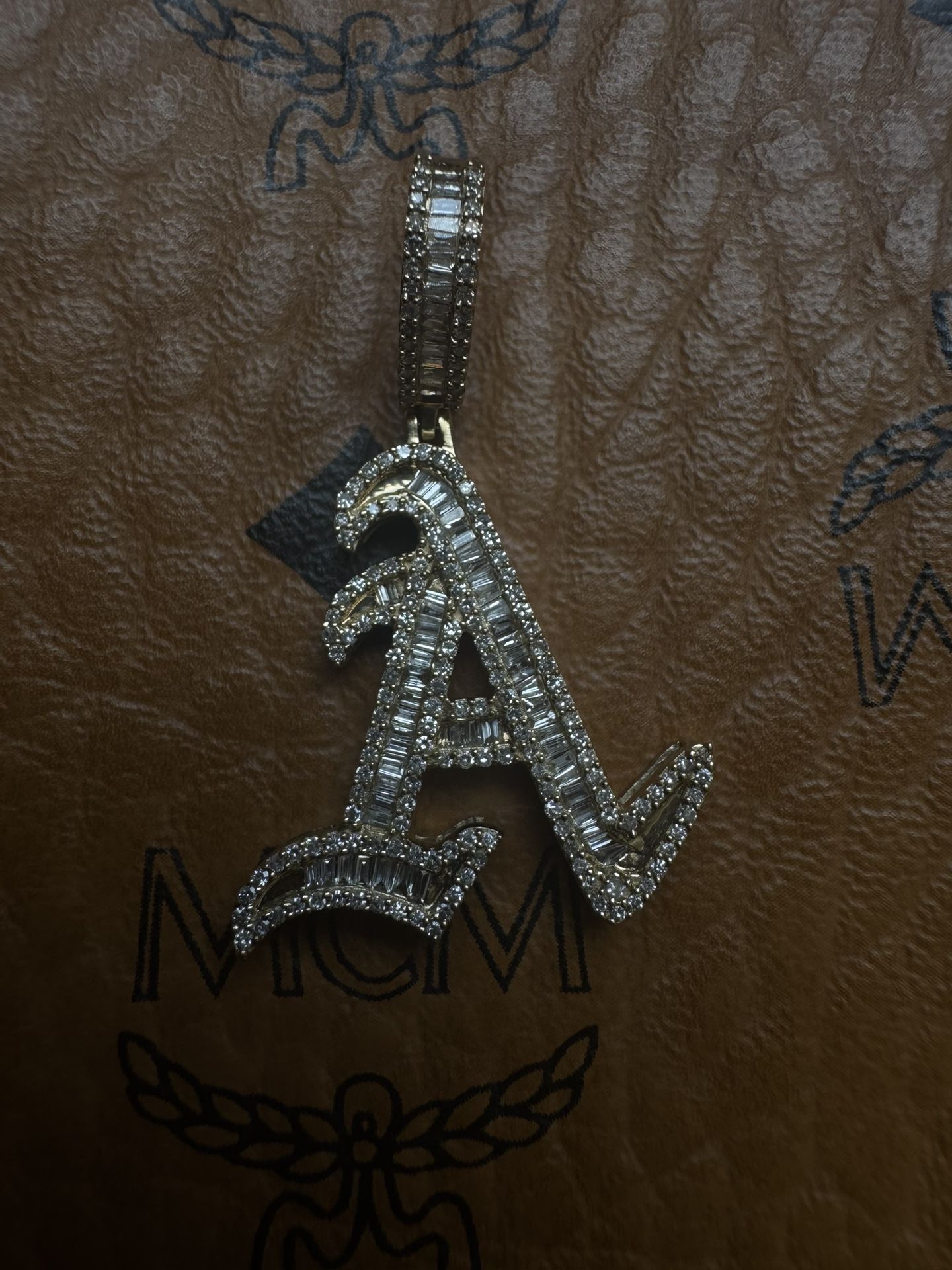 A gold pendant