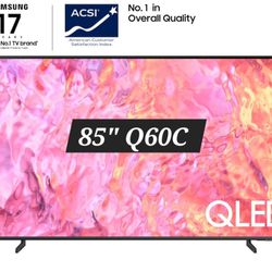 SAMSUNG 85" INCH QLED 4K SMART TV Q60C ACCESSORIES INCLUDED 