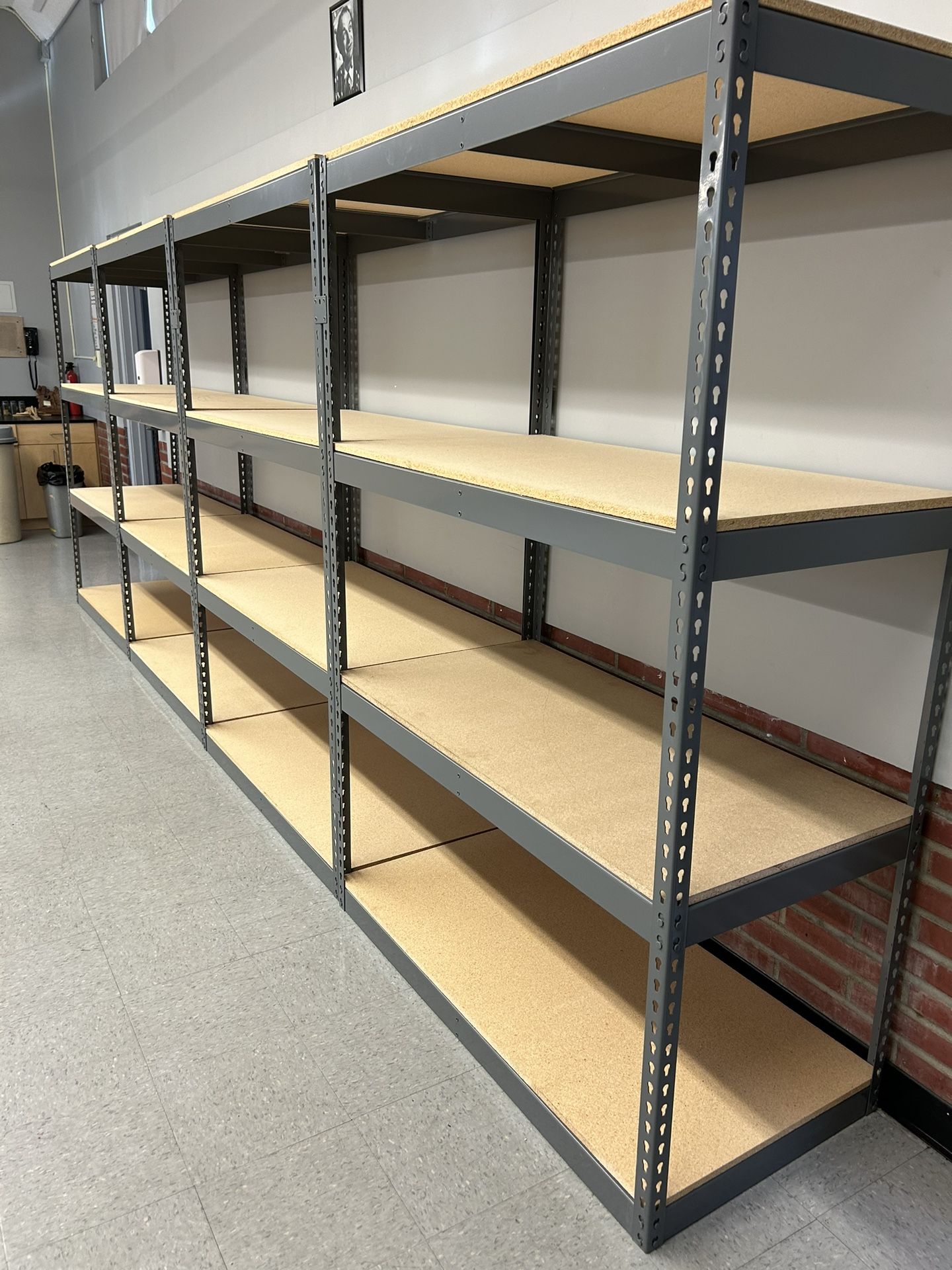 Industrial Shelving 4 Ft W X 2 Ft D New Warehouse Storage...