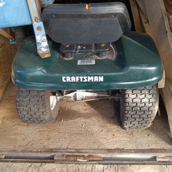 Craftsman Tractor,Needs Carburetor,Runs Great $ 150