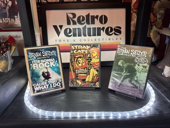 Brian Setzer Orchestra Stray Cats Dvd Lot Rumble in Brixton One Rockin Night VG