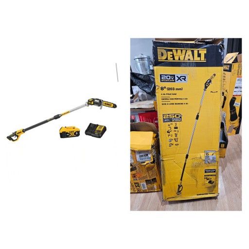 DEWALT
20V MAX 8in. Cordless Battery Powered Pole Saw Kit with (1) 4Ah Battery, Charger & Sheath