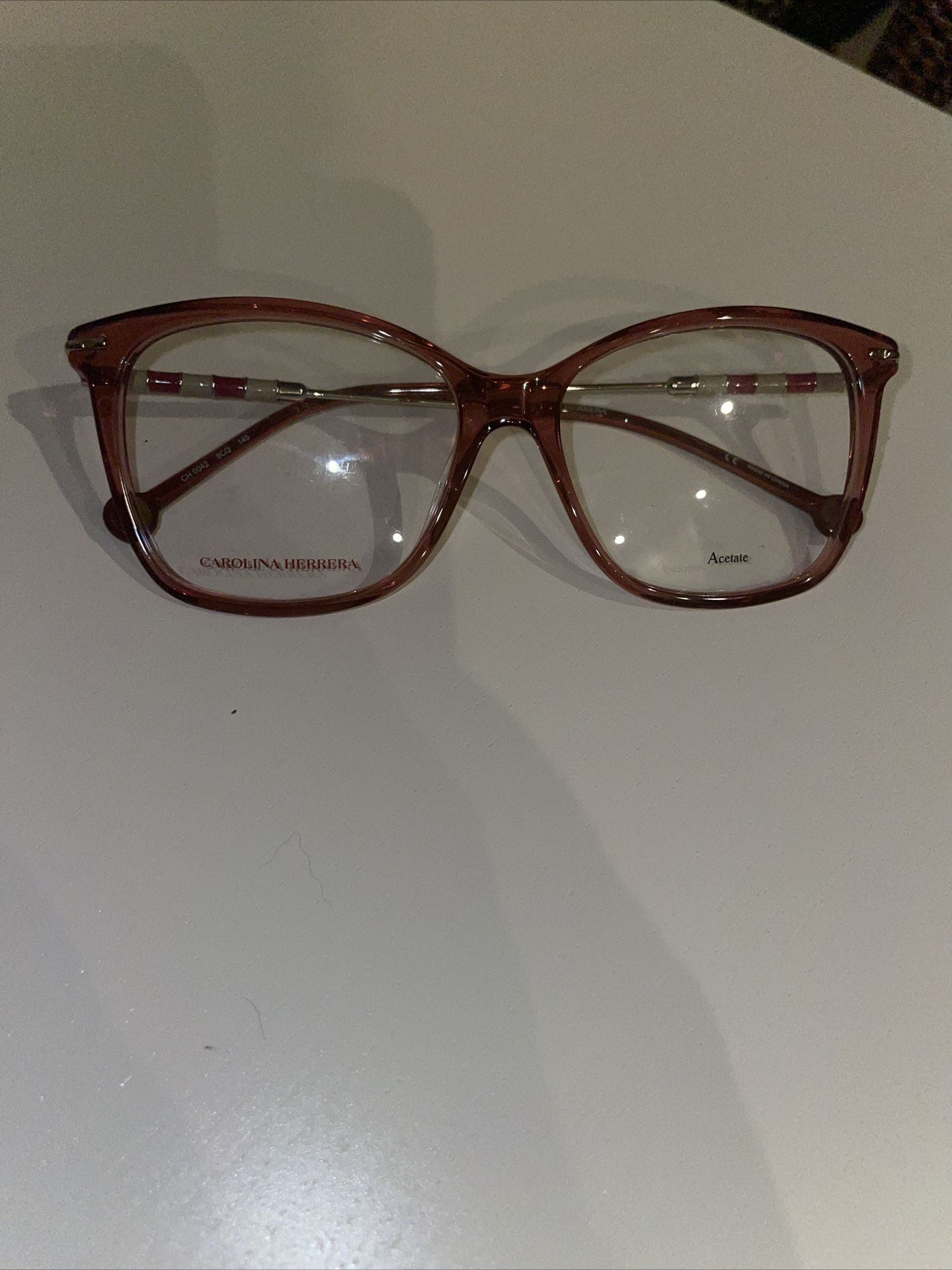 New CAROLINA HERRERA CH0042-8CQ-54 Eyeglasses Size 54mm 15mm 145mm cherry Women
