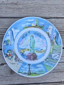 Vintage New York Commemorative Plate
