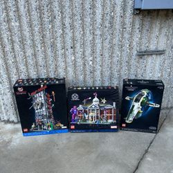 LEGO starwars and marvel sets PRE BUILT