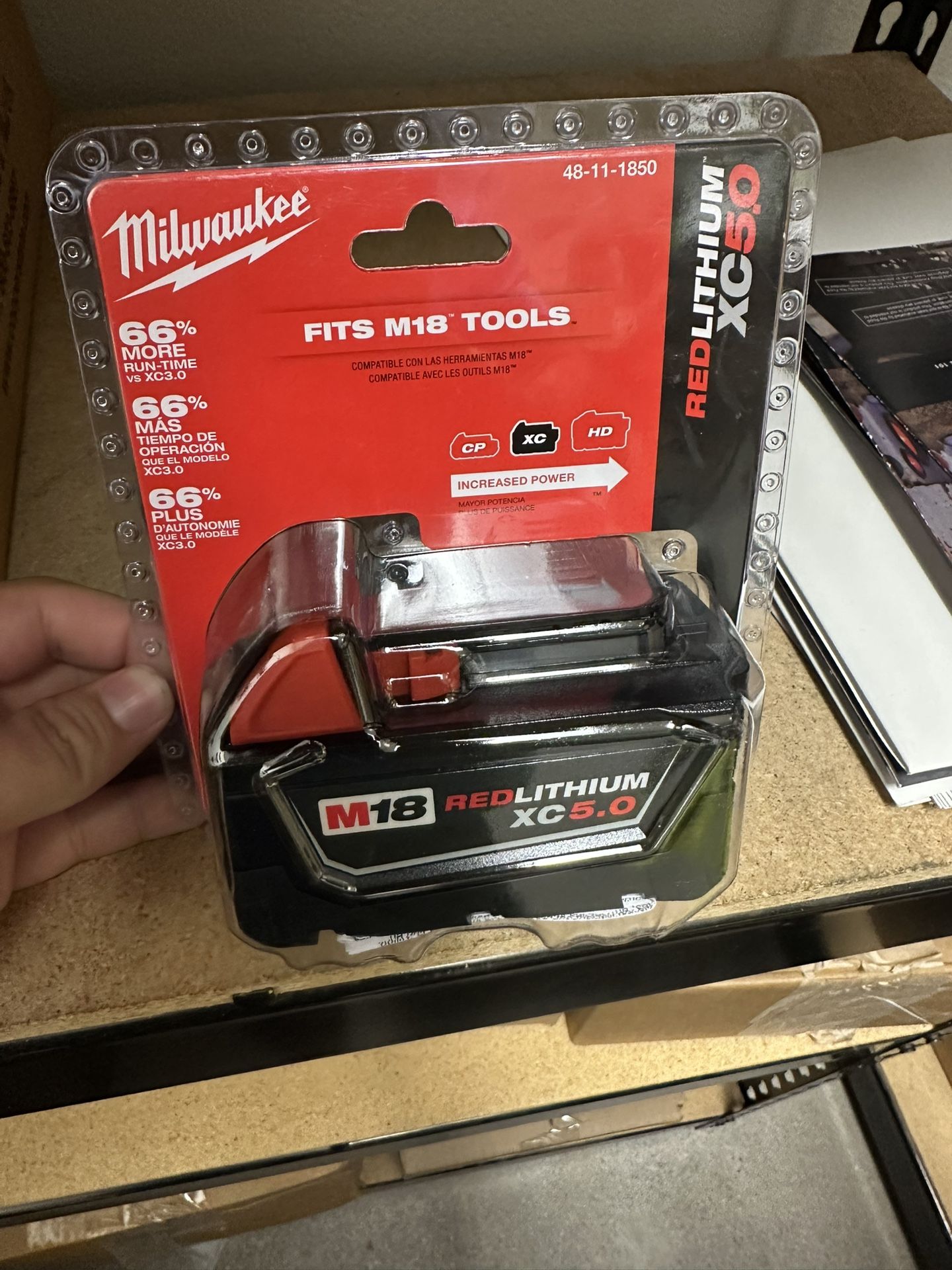 Milwaukee 5.0 Battery 