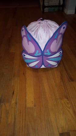 CUTE BUTTERFLY SLEEPING BAG W BACKPACK
