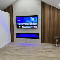 Tv Installation & New Fireplace