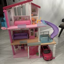  Big Barbie Dream House And Airplane Cars Etc  