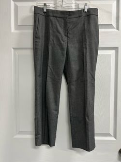 Ann Taylor Gray Petite Devin Fit Dress Pants - Size 6P - VGUC