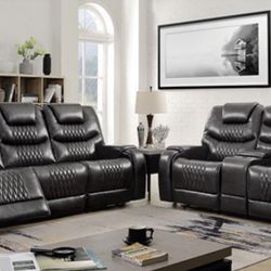 New Power Recliner Couch And Loveseat Only $50 Down Payment 