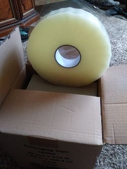 Box Of 6. big rolls Of clear tape