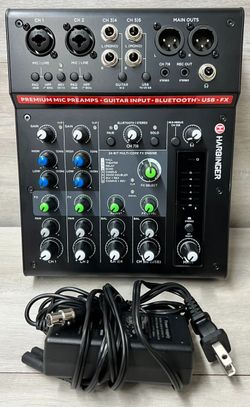 Harbinger LX8 8-Channel Compact Audio Mixer With Effects And USB (PO1022937)