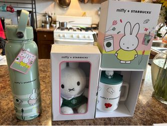 miffy + STARBUCKS™C ,  Miffy mug, and thermal $500 OBO