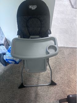 Diaper genie and high chair