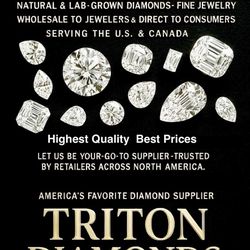 Lab-grown Diamond $699/carat (100% Real Diamond)
