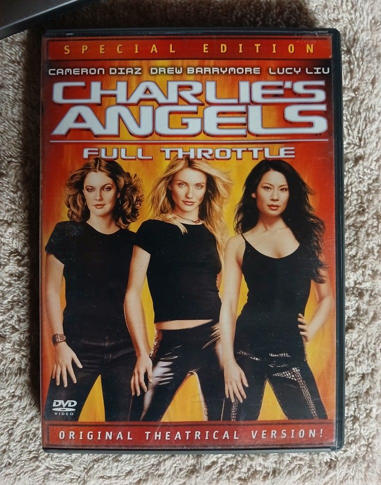 Charles Angels Full Throttle Movie DVD