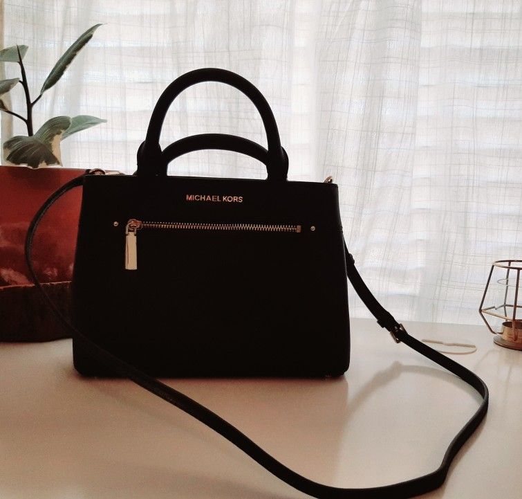 Authentic Black Michael Kors Satchel