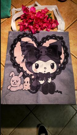 Hello Kitty Kuromi Canvas Tote Bag