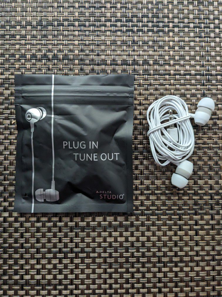 New Wired Earbuds Headphones"Plug In-Tune Out" Economy Studio 3.5mm Jack. High Quality Must Have!