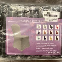 Spandex Chair Cover 10 Pack - Black