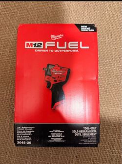 Milwaukee 1/4 impact wrench