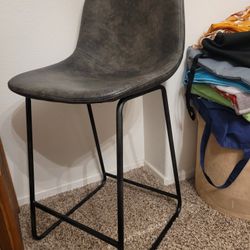 Corvus Thurso Faux Leather Bar Stool