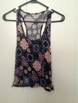 Navy/Multi colored tank