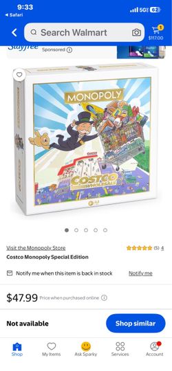 Monopoly Costco Wholesale Special Edition