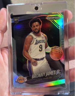 Bronny James Jr. Panini Prizm Rookie Card Lakers