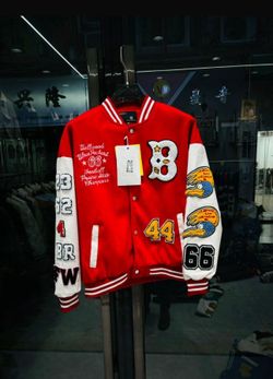 SCREENSHOT VARSITY JACKET 3202 Mens Streetwear Urban Padding Quilted Linning Heavy Fashion Jacket