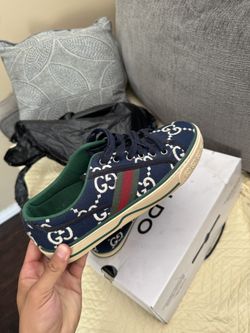 Gucci 1977 Tennis Sneakers GG Embroidered Canvas