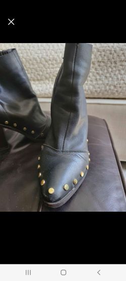 Studded Leather Boots