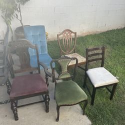 Lot Of Antique chairs 