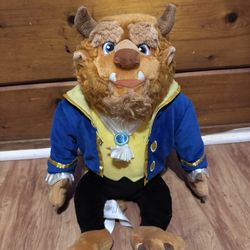 Disney Store Beauty and the Beast Plush 18” Authentic Stuffed Animal Plushie dol