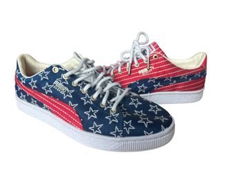 Puma Basket Classic 4th of July 364778-01 USA Flag Stars Stripes Men’s 9.5