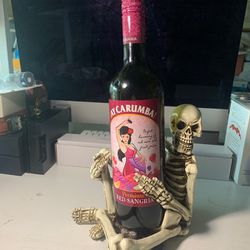 Skeleton Wine Bottle Rack
