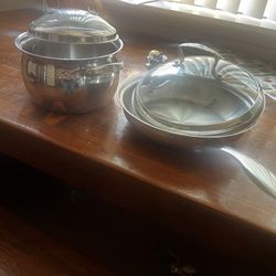 Kitchen Pan And Pot With Kids