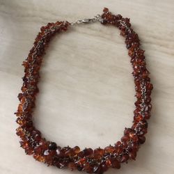 Amber Stone Necklace