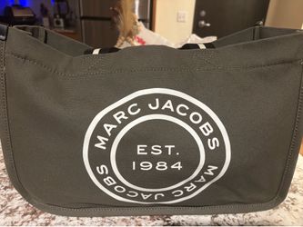 MARC JACOBS Canvas Signet Tote Bag .