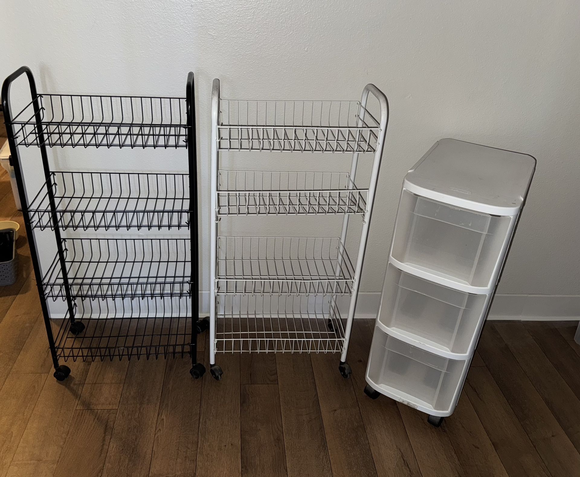 Rolling Rack Storage & Bins 