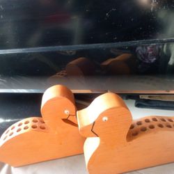 Pen Holder Ducks Vintage 