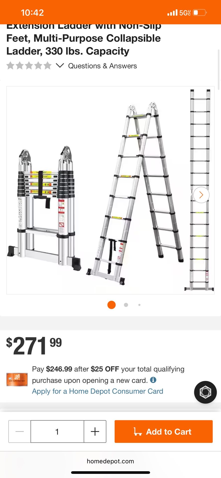 Collapsible Ladder
